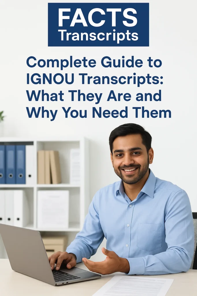 Select Complete Guide to IGNOU Transcripts What They Are and Why You Need Them